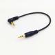 20CM35mm Male-to-male Speaker Cable Three-section Gold-plated Computer Cellphone Speaker Connection