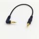 20CM35mm Male-to-male Speaker Cable Three-section Gold-plated Computer Cellphone Speaker Connection