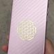 Flower of life uv patch phone decoration
