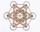 Flower of life uv patch phone decoration