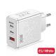 Luminous LED USB 2PD Type-c Mobile Phone Charger