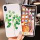 Literary retro style leaf phone case