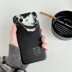 Clown frosted phone case