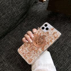 Sequin gold foil phone case
