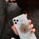 Sequin gold foil phone case