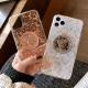Sequin gold foil phone case