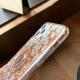 Sequin gold foil phone case