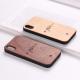 Mobile phone case made of solid wood