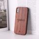 Mobile phone case made of solid wood