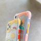Compatible with Apple , All-inclusive Silicone Phone Case For Lying Fruit Bear