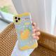 Compatible with Apple , All-inclusive Silicone Phone Case For Lying Fruit Bear