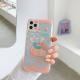 Compatible with Apple , All-inclusive Silicone Phone Case For Lying Fruit Bear