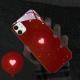 Compatible with Apple, Creative Love Iphone Luminous Glass Phone Case