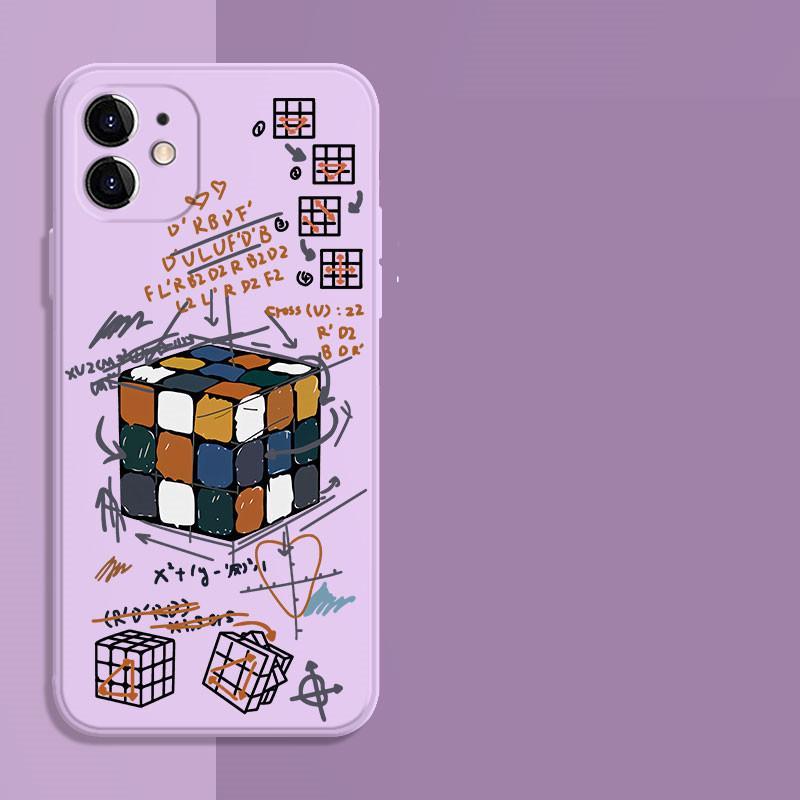 Compatible with Apple , Deconstruct The Rubiks Cube Phone Case For Apple