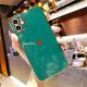 Suitable For Phone Case With Straight Edge Solid Color Electroplating Love Heart