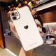 Suitable For Phone Case With Straight Edge Solid Color Electroplating Love Heart