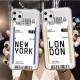 City Barcode Painted Mobile Phone Case