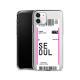 City Barcode Painted Mobile Phone Case