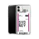 City Barcode Painted Mobile Phone Case