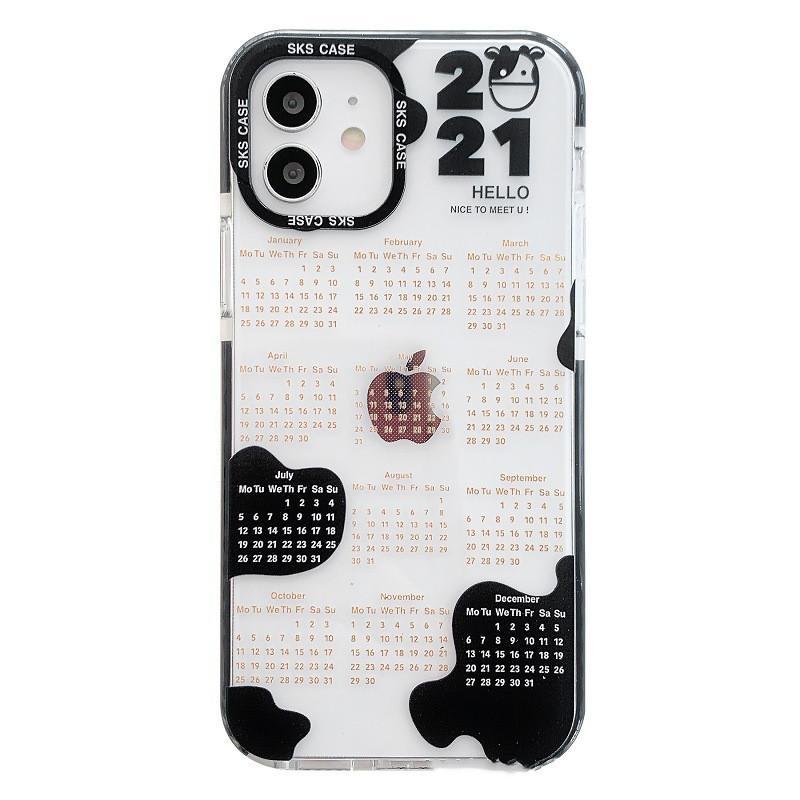 Compatible with Apple , Original Calendar Two-color Hardened Protective Cover