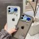 Compatible with Apple , Original Cartoon Phone Case Transparent Black