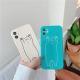 Compatible with Apple , Line Cat Straight Edge TPU Protective Sleeve