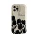 Premium Black And White Flower Pearl Holder