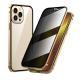 Anti-Privacy Magneto Double Sided Metal Frame Protective Cover