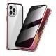 Anti-Privacy Magneto Double Sided Metal Frame Protective Cover