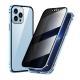 Anti-Privacy Magneto Double Sided Metal Frame Protective Cover