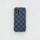 All-inclusive Galvanized Plaid Leather Texture Checkerboard Mobile Phone Case
