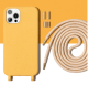 Fully Degradable Bamboo And Wood Fiber Lanyard Phone Case