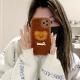 Plush Embroidered 3D Cute Teddy Bear Phone Case