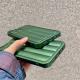 Down Striped Fluorescent Green Silicone Phone Case