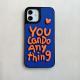 Contrasting English Leather Silicone Phone Case