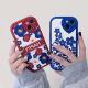 Simple Blue Flower Love Silicone Phone Case