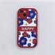 Simple Blue Flower Love Silicone Phone Case