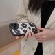 New Style Oil Painting Flower Sticker Leather Phone Case