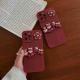 Cute Three-dimensional Bear Girl Phone Case