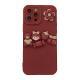 Cute Three-dimensional Bear Girl Phone Case