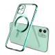 Electroplated Protective Cover For Magnetic Suction Mobile Phone Case