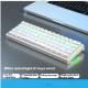 61 Key Small Bluish Black Black Tea Shaft Wired Hot Plug Computer Mechanical Keyboard