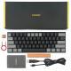 Key Mechanical Keyboard Two Colors Key CAP Computer E-sports Game MonochromeRGB Light
