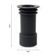 Rubber shading monocular eyecup