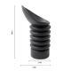 Rubber shading monocular eyecup