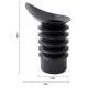 Rubber shading monocular eyecup