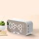 Portable Mirror Clock Alarm Clock