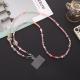 Acrylic Pearl Lanyard Shoulder Chain Phone Case Lanyard Strap Patch