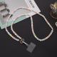 Acrylic Pearl Lanyard Shoulder Chain Phone Case Lanyard Strap Patch