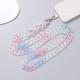 Mixed Color Colored Acrylic Crossbody Chain